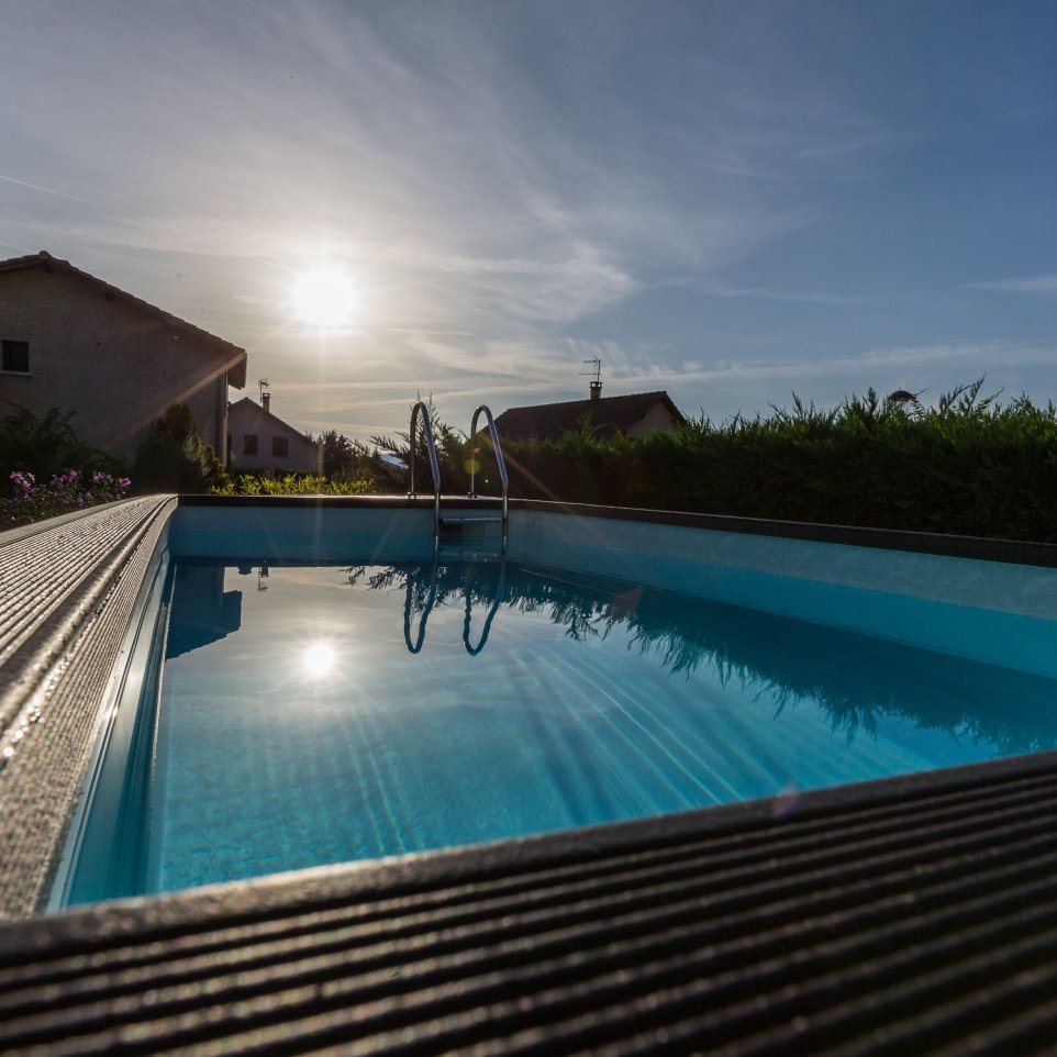 Piscine en container