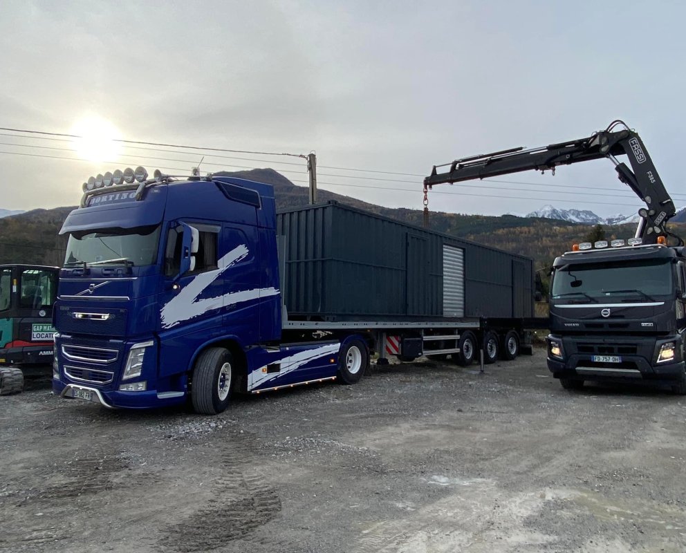 Livraison container aménagé