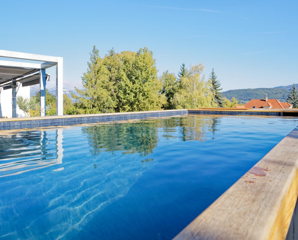 Piscine en container