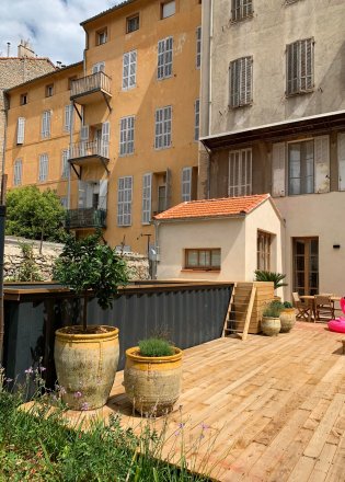 Piscine en container