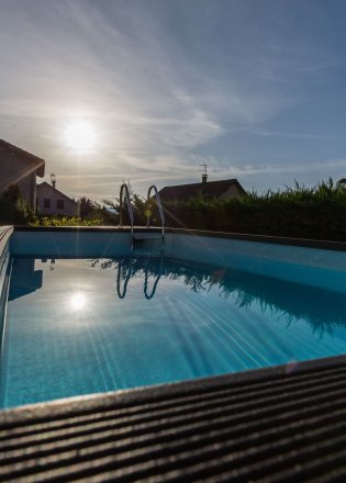 Piscine en container