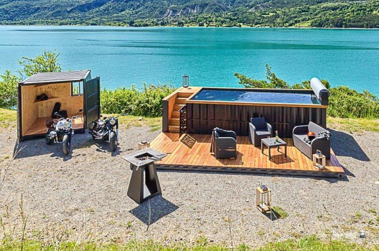 Livraison containeur piscine 